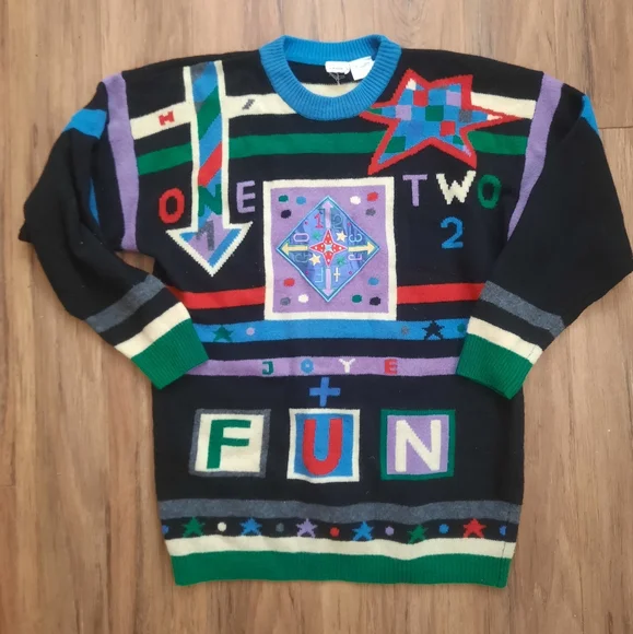 Joye Fun Sweaters Vintage Joye Fun Wool Sweater Poshmark